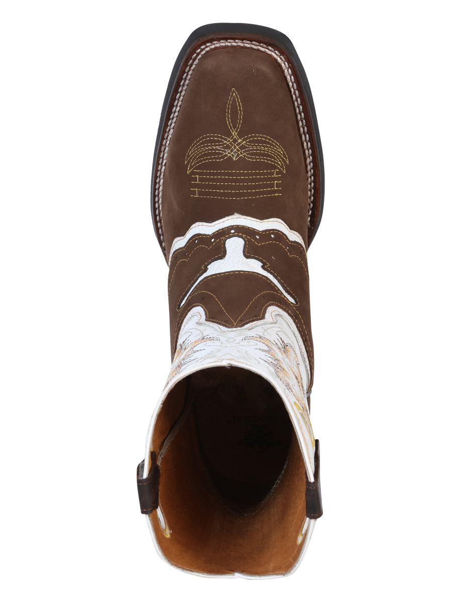 El General Rodeo Boot - Crazy Nobuck Dark Brown 33313