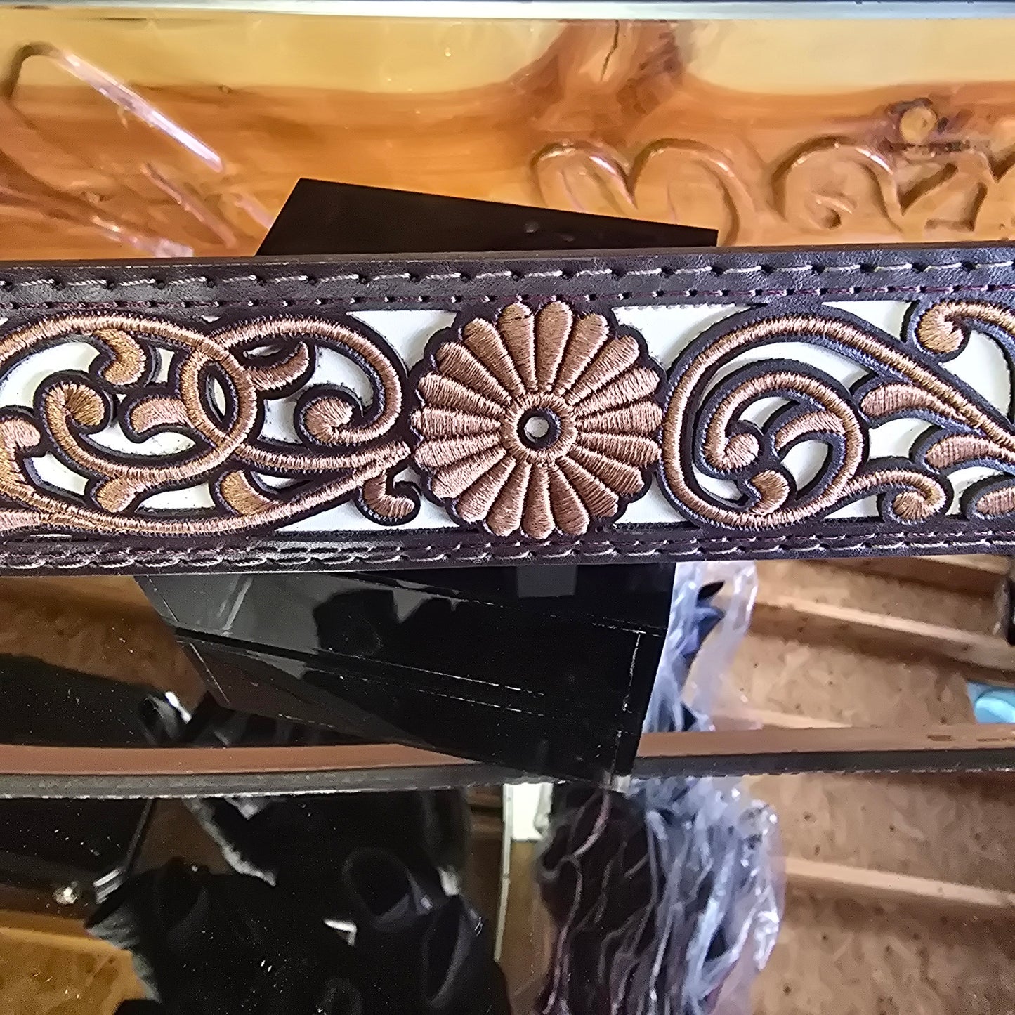 Cinto Bordado - Flor