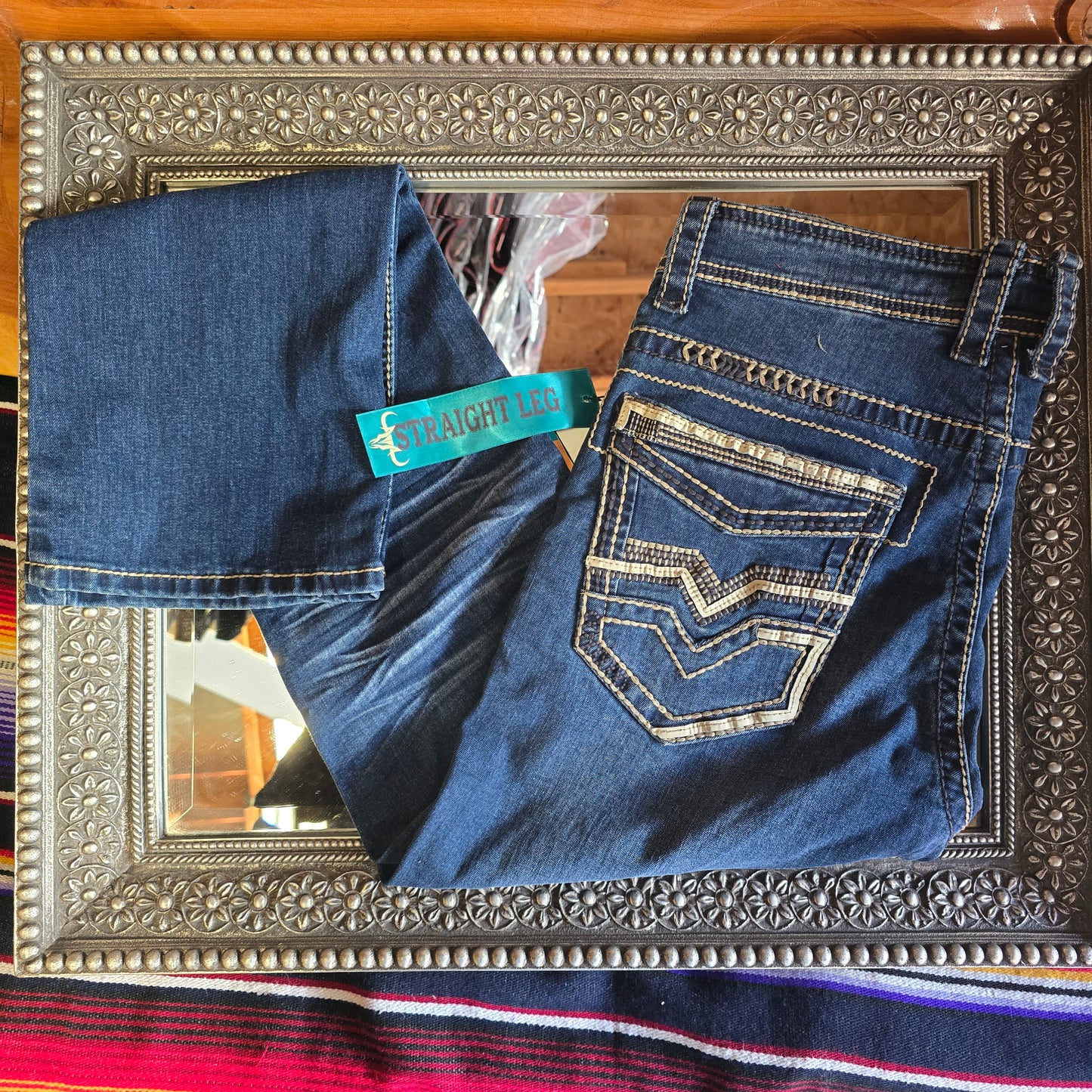 Holt Men's Straight Boot Cut Jeans