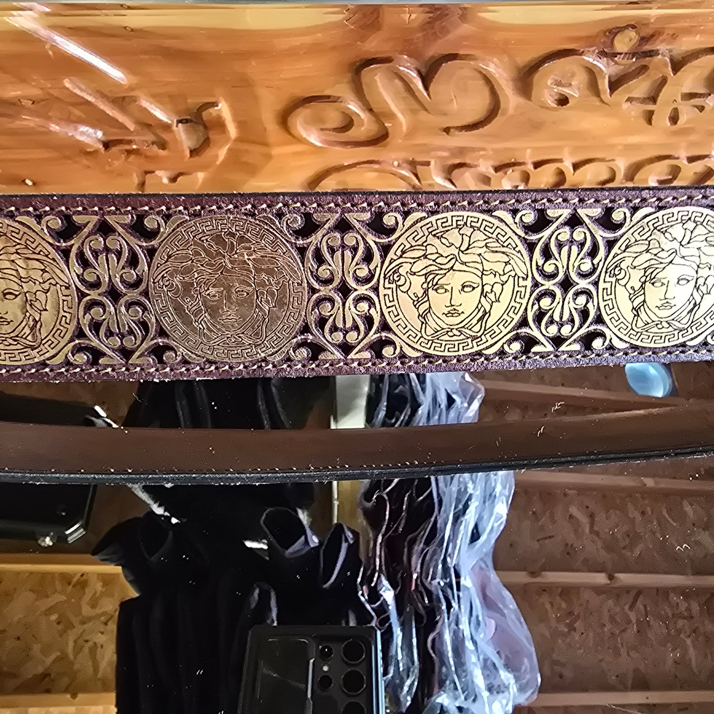 Cinto Corte Lazer - Medusa - Oro