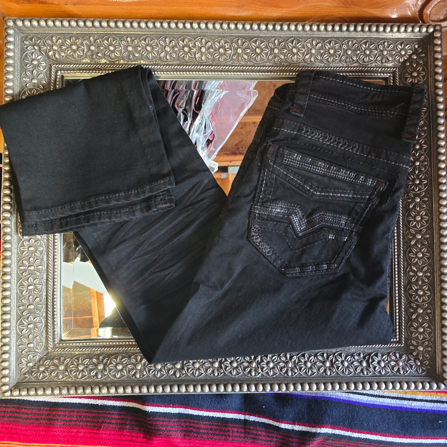 Holt Men's Jet Black Straight Cut Jeans