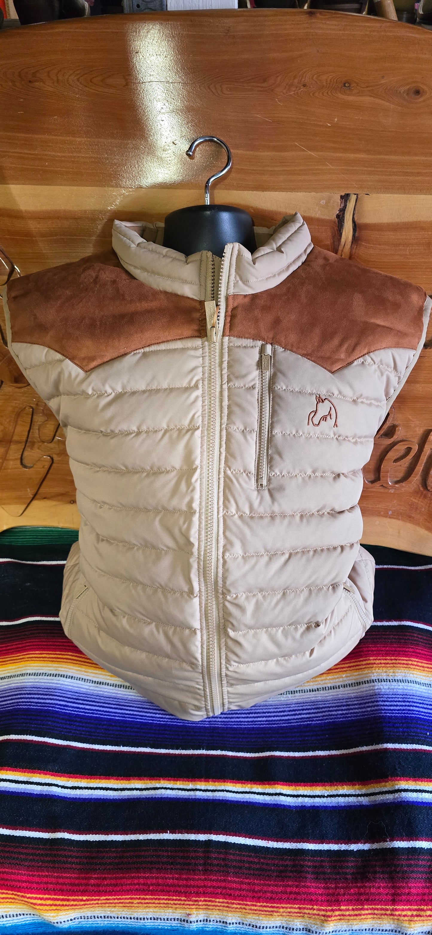 Men's Soft Shell Vest - Khaki