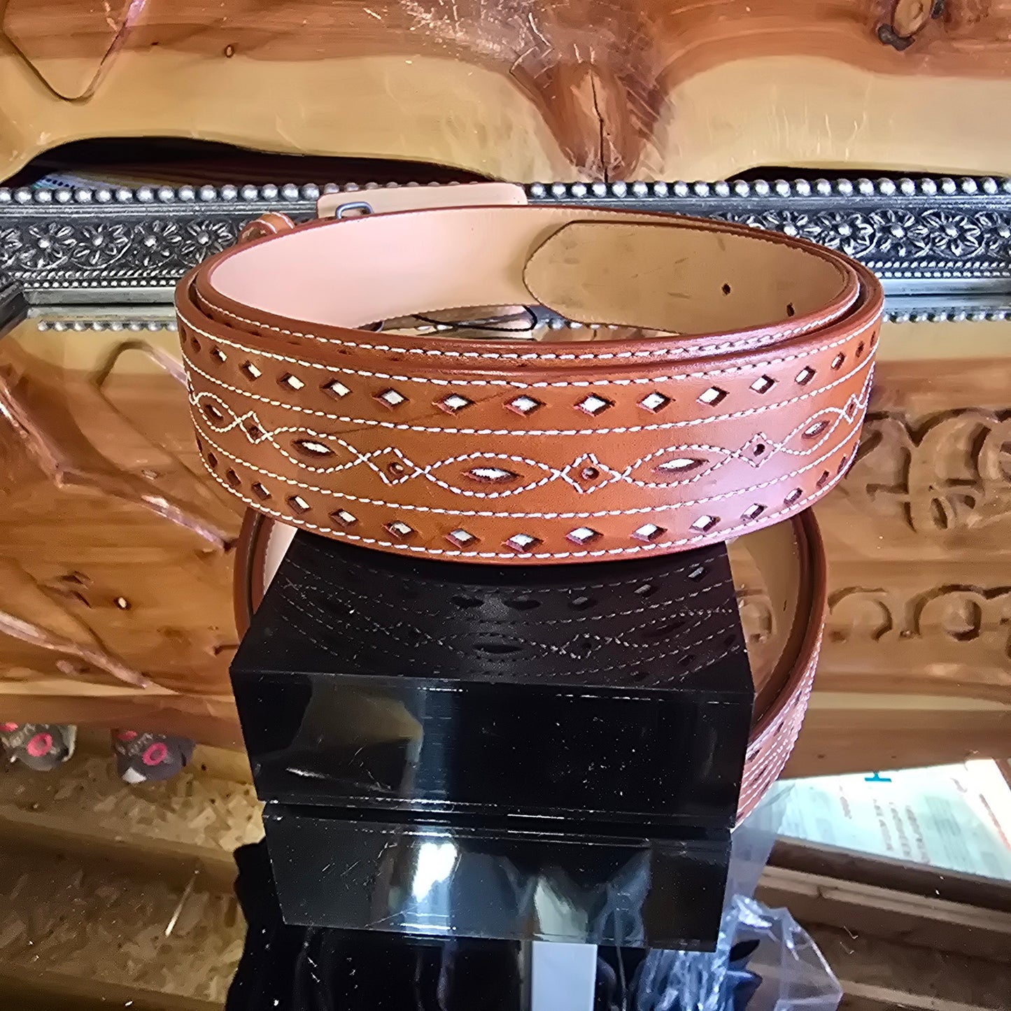 Cinto Entresacado Diamante - Miel