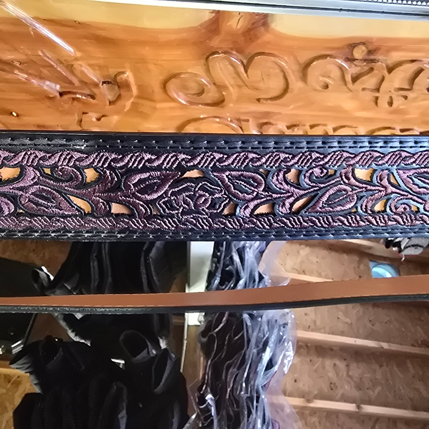 Cinto Bordado - Flores