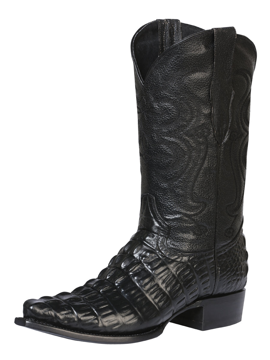 Cowboy boot  El Senor de los Cielos - Caiman  - Black 40854