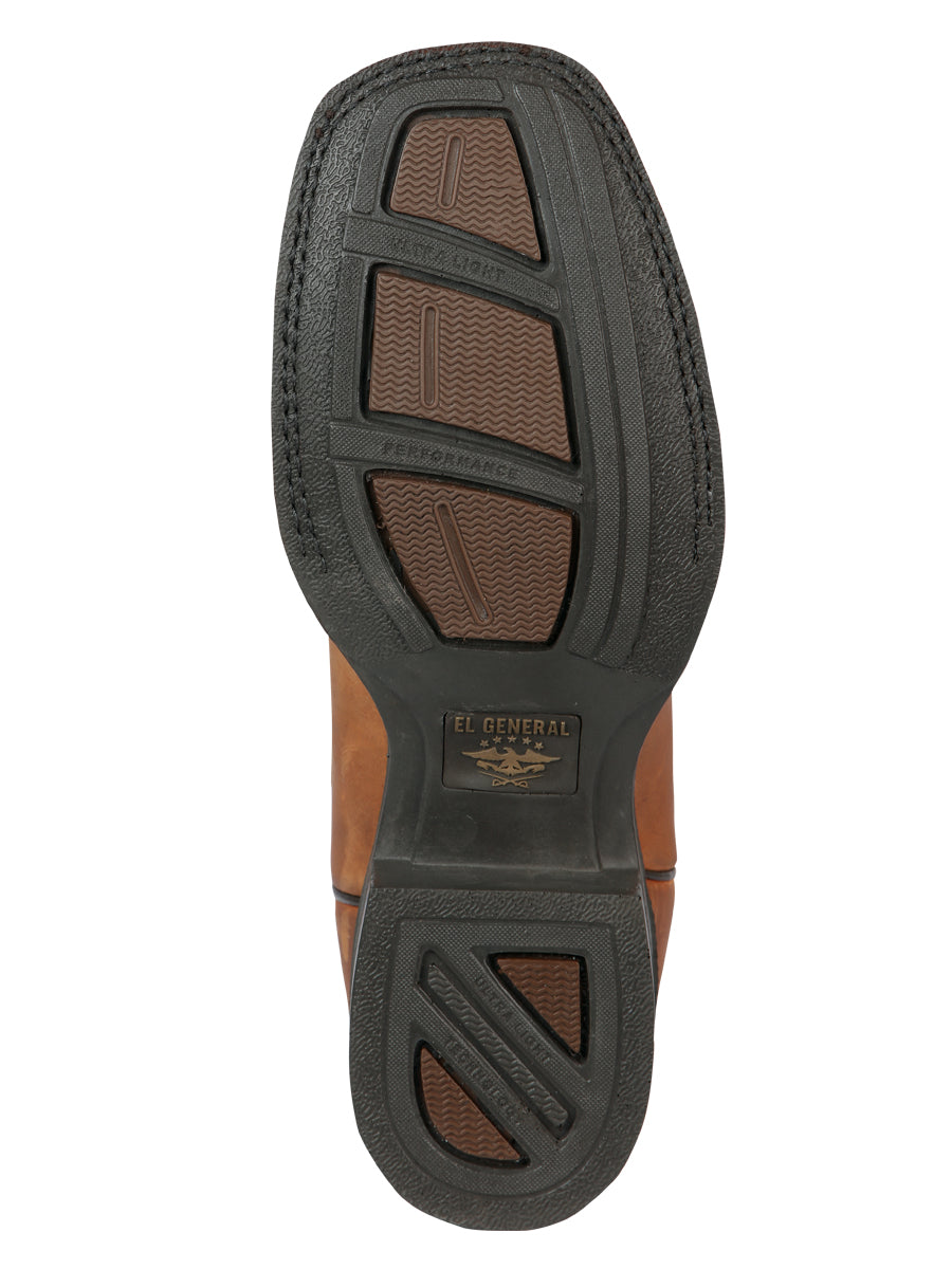 El General Rodeo Boot - Crazy Kansas - Honey 44657