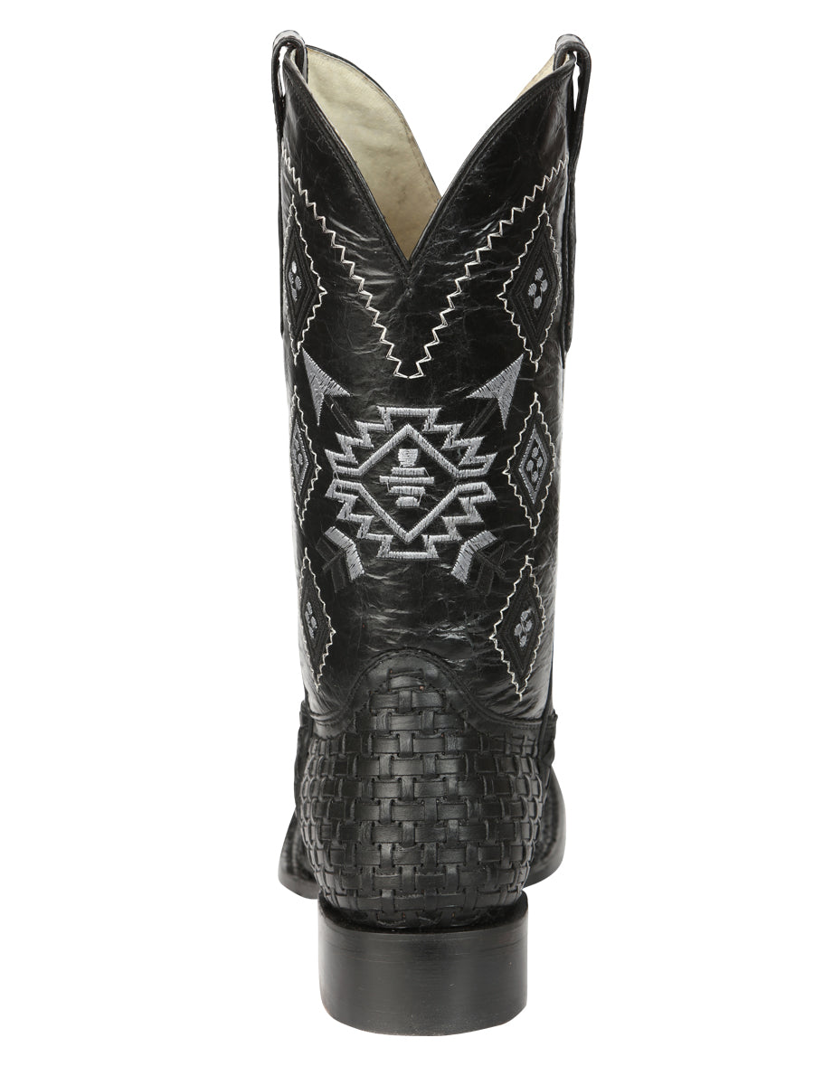 El General Men’s Petatillo Crazy Black Rodeo Boots 44884