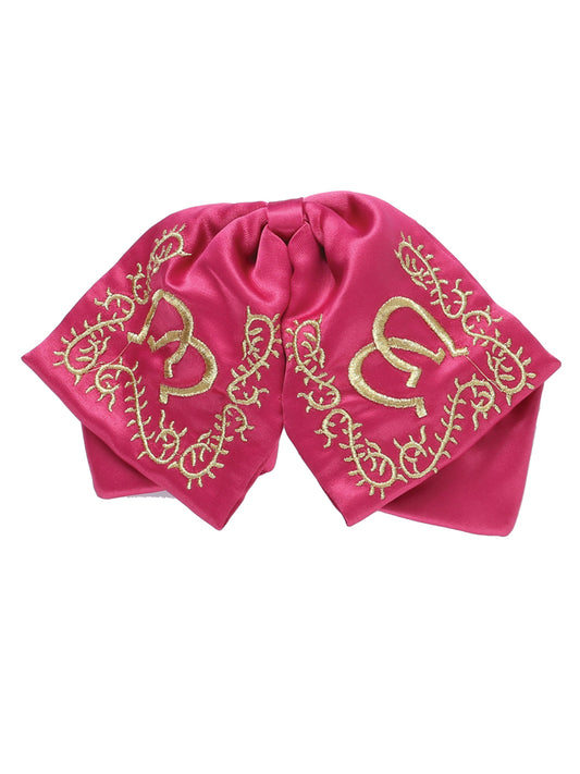 Kids 
Mexican Charro Bow Tie 100% Polyester Fuchsia/Gold  601762