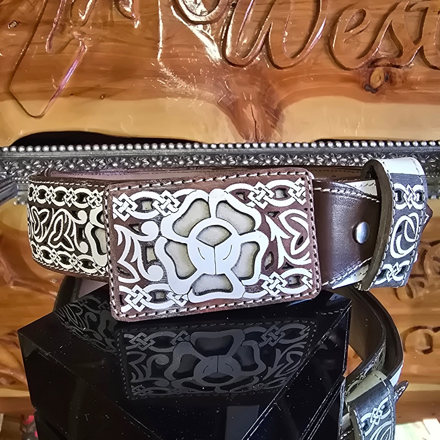 Cinto Corte Lazer - Flores