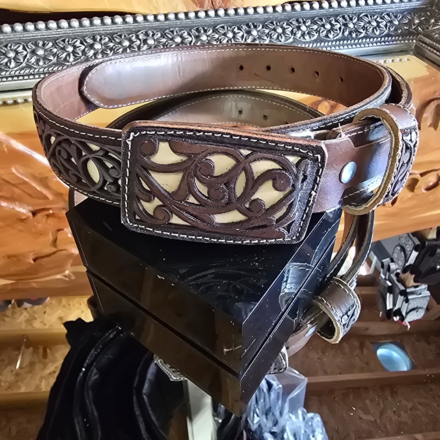 Cinto Corte Lazer - Rameado