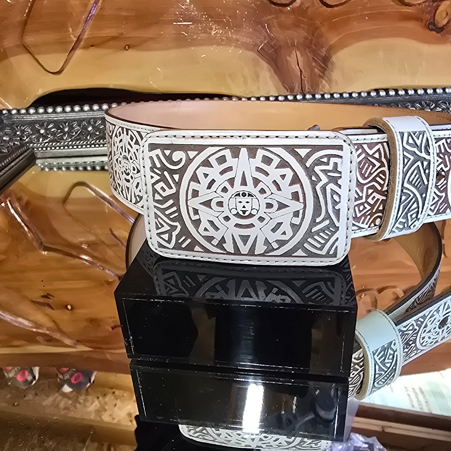 Cinto Corte Lazer - Calendario Azteca