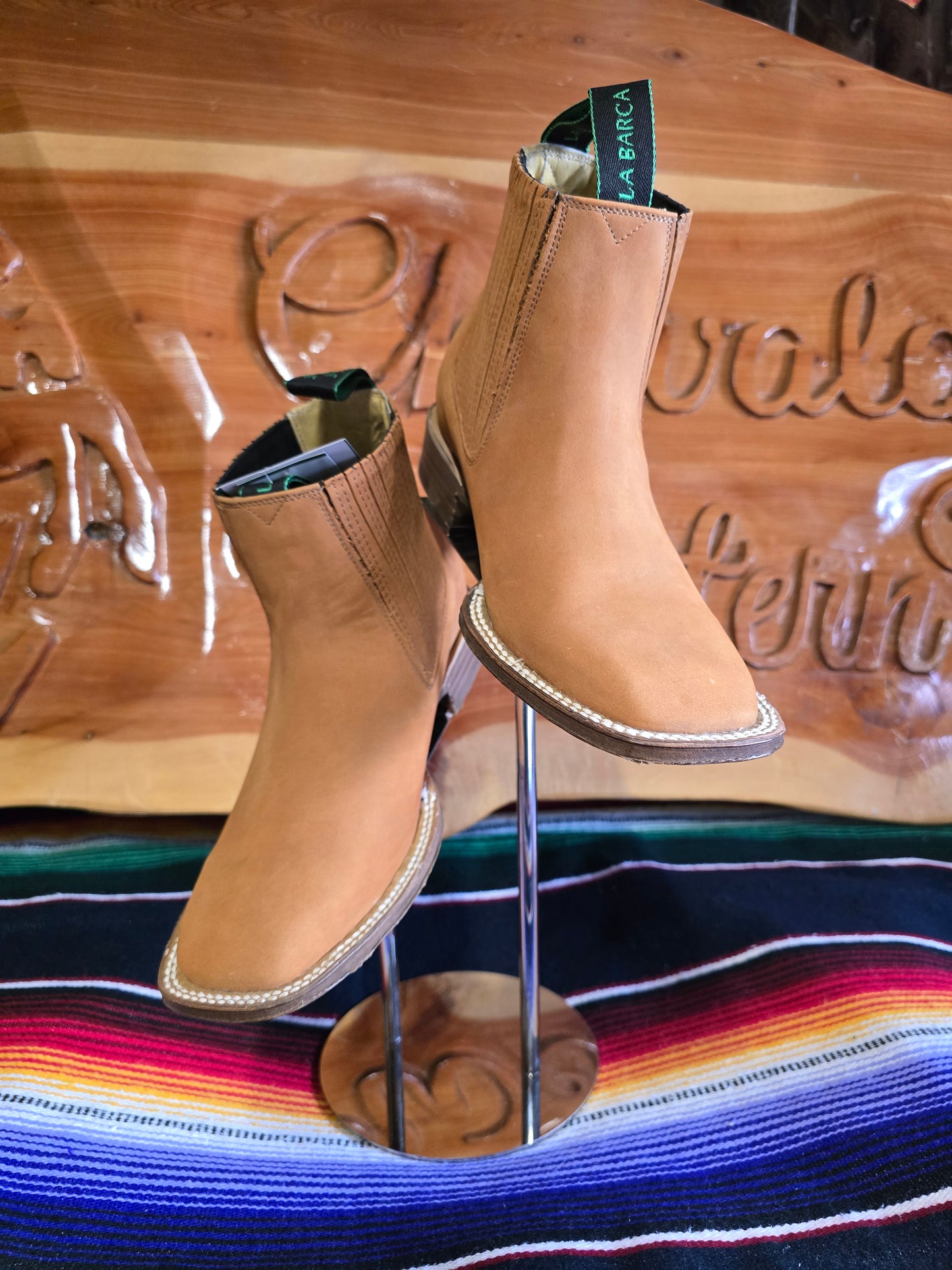 Botin Horma Tonala La Barca Nobuck - Camel