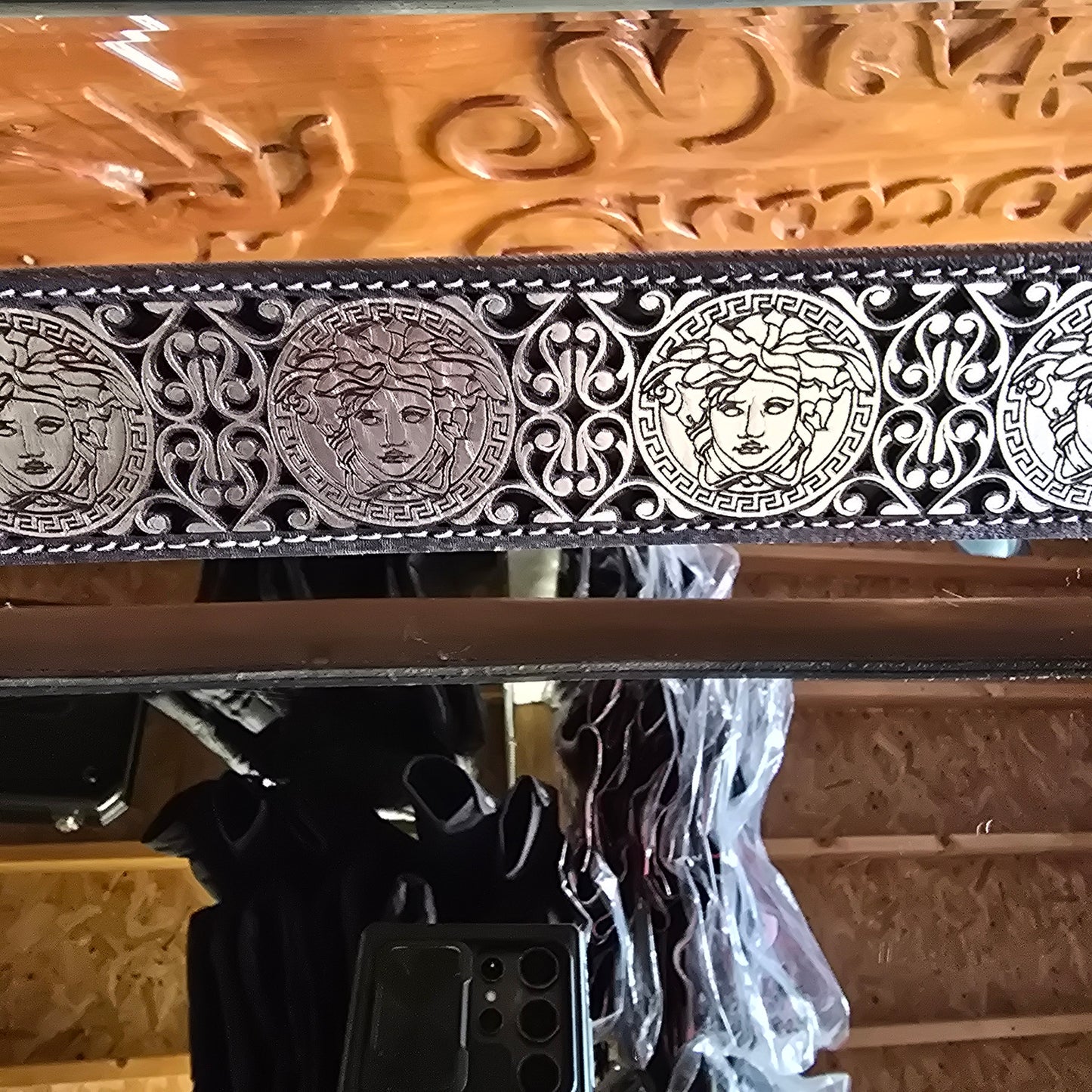 Cinto Corte Lazer - Medusa Plata