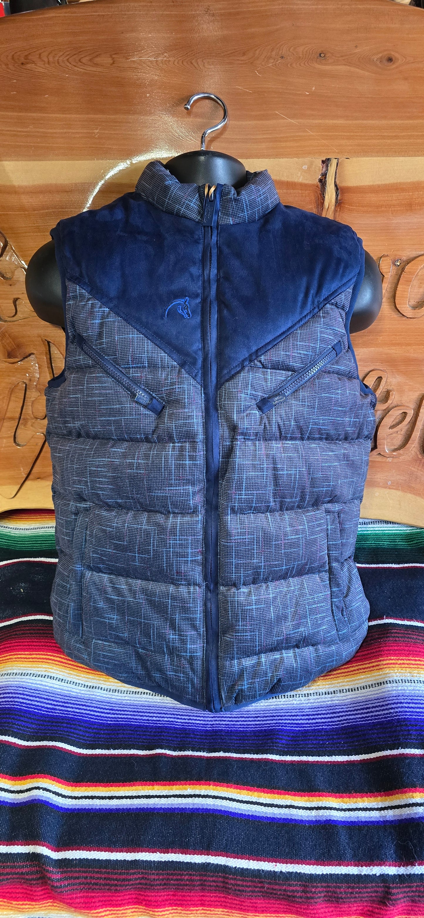 Men's Soft Shell Vest - Blue