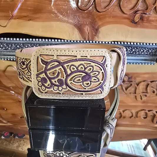 Cinto Bordado - Flores