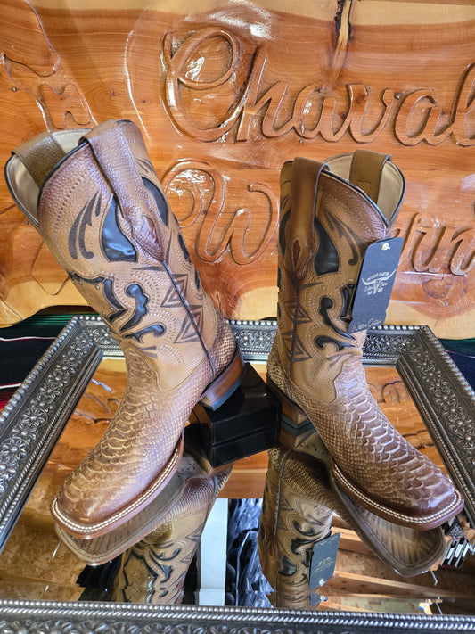 Bota Piel Python - Imit.