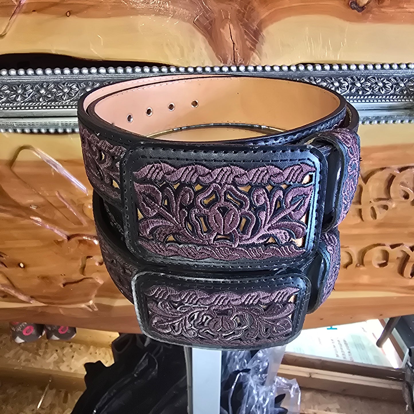 Cinto Bordado - Flores