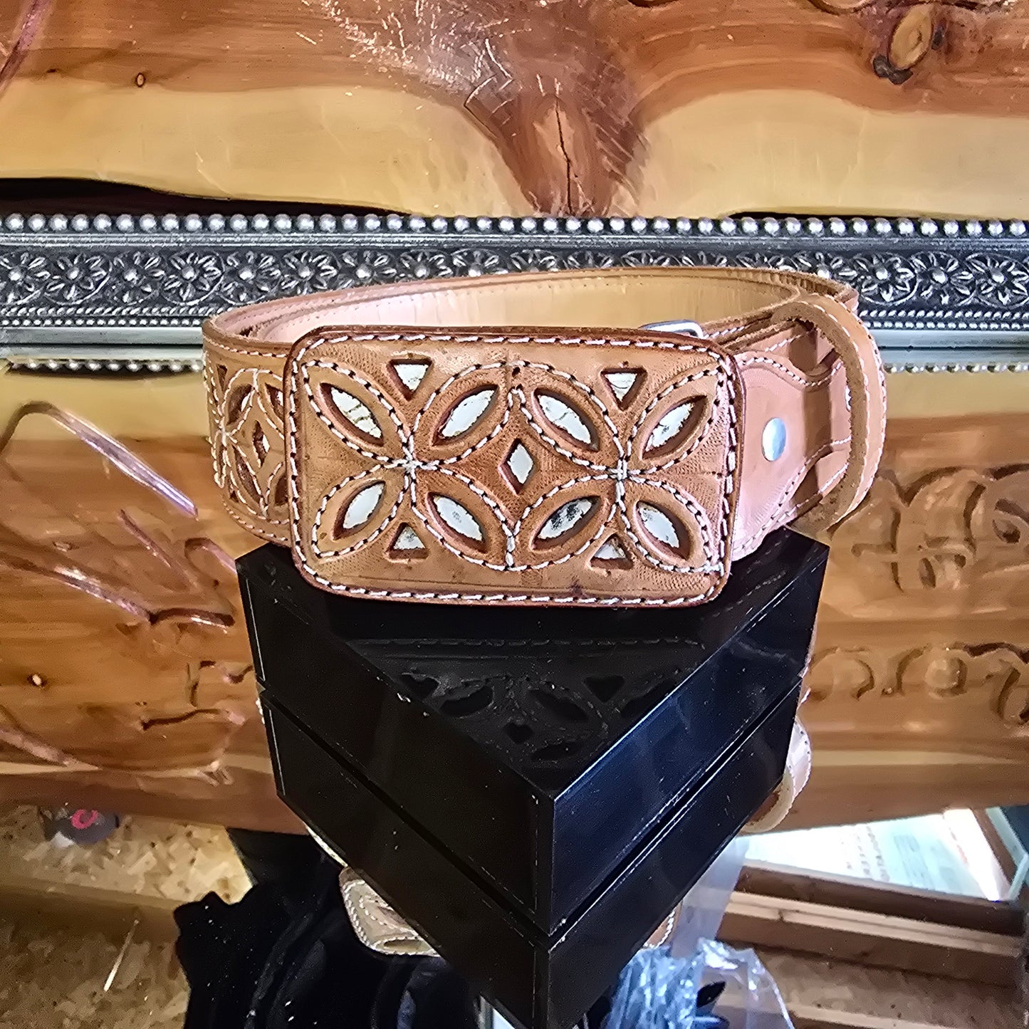 Cinto Greca - Miel/ Blanco