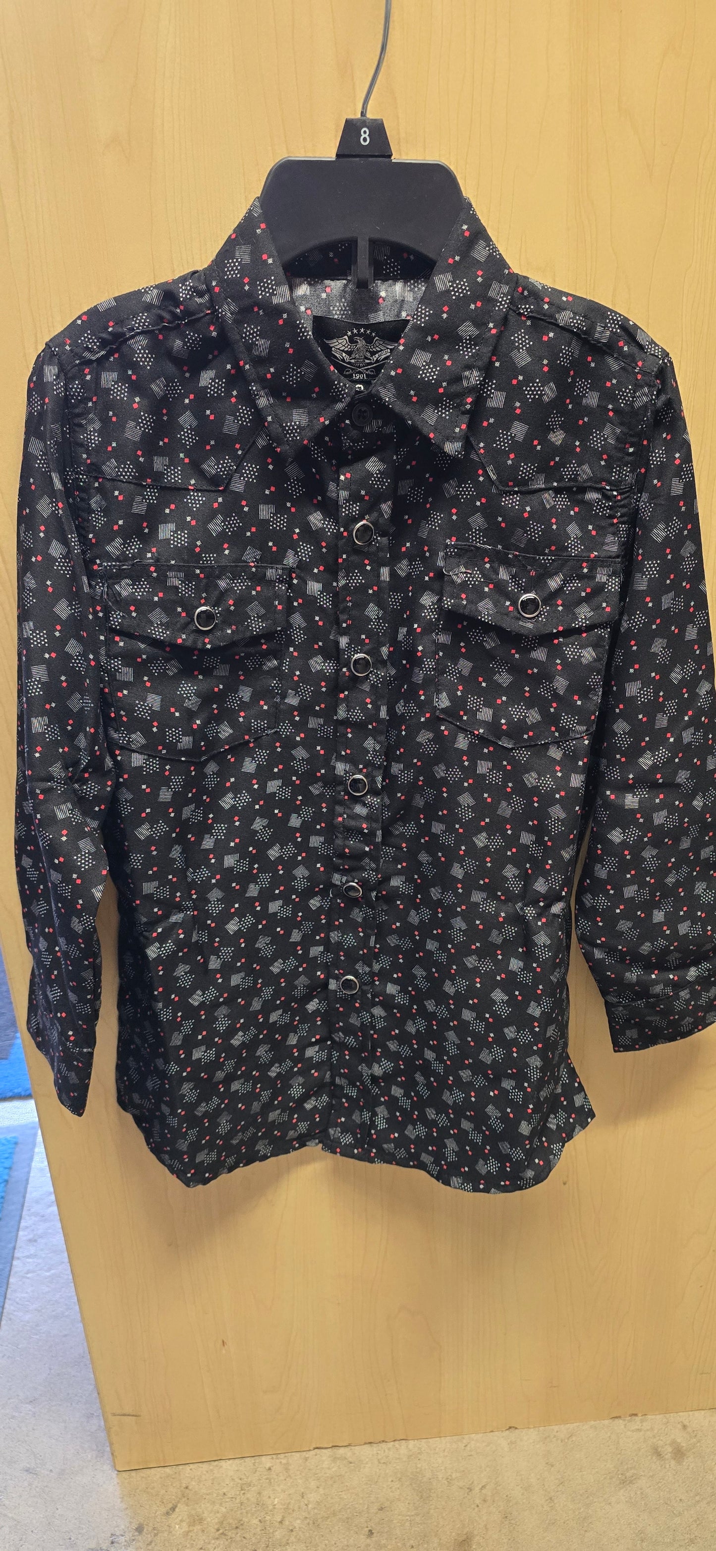 Kids Long Sleeve Shirt - Black