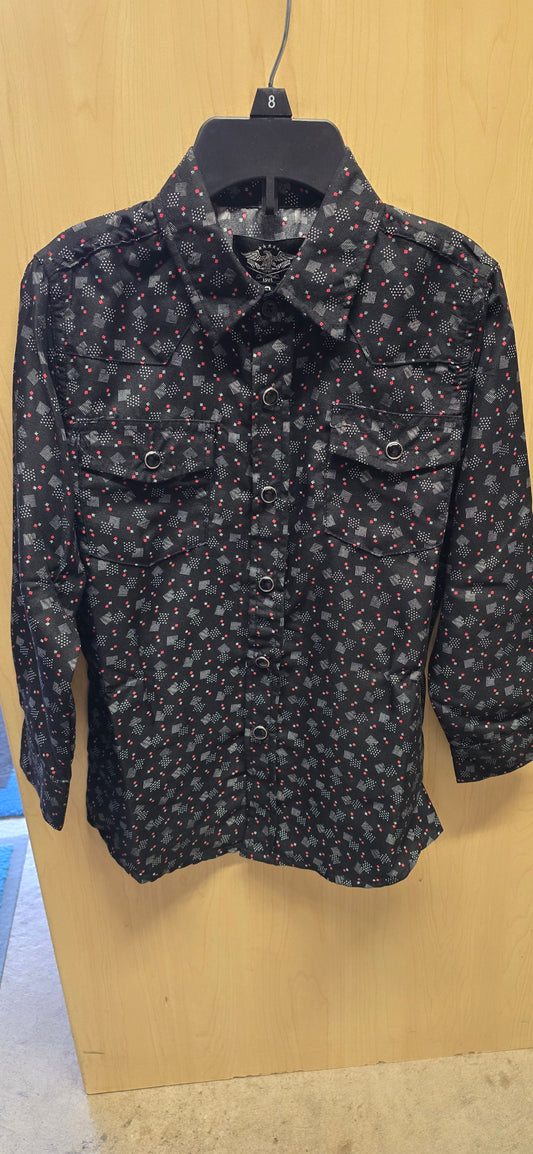 Kids Long Sleeve Shirt - Black