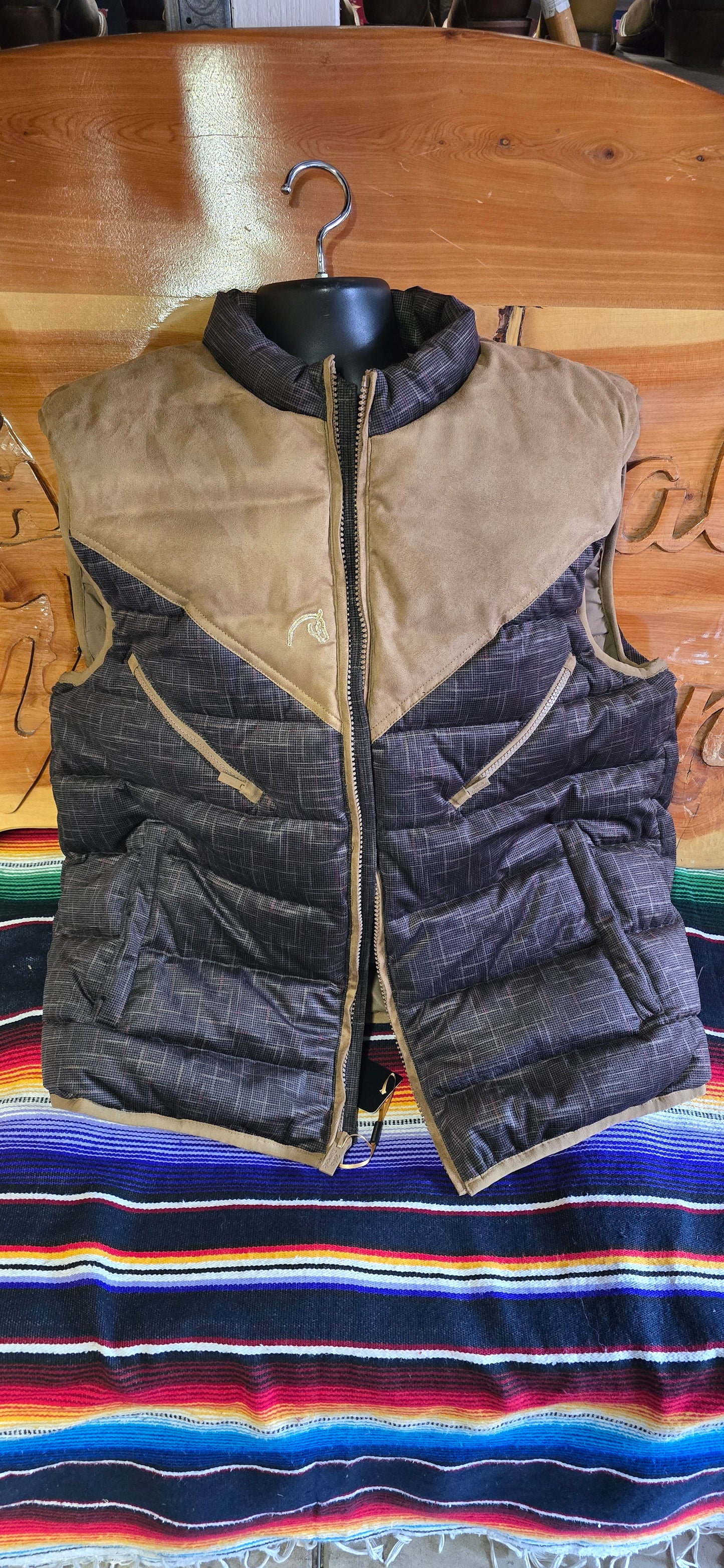 Men's Soft Shell Vest - Dark Brown