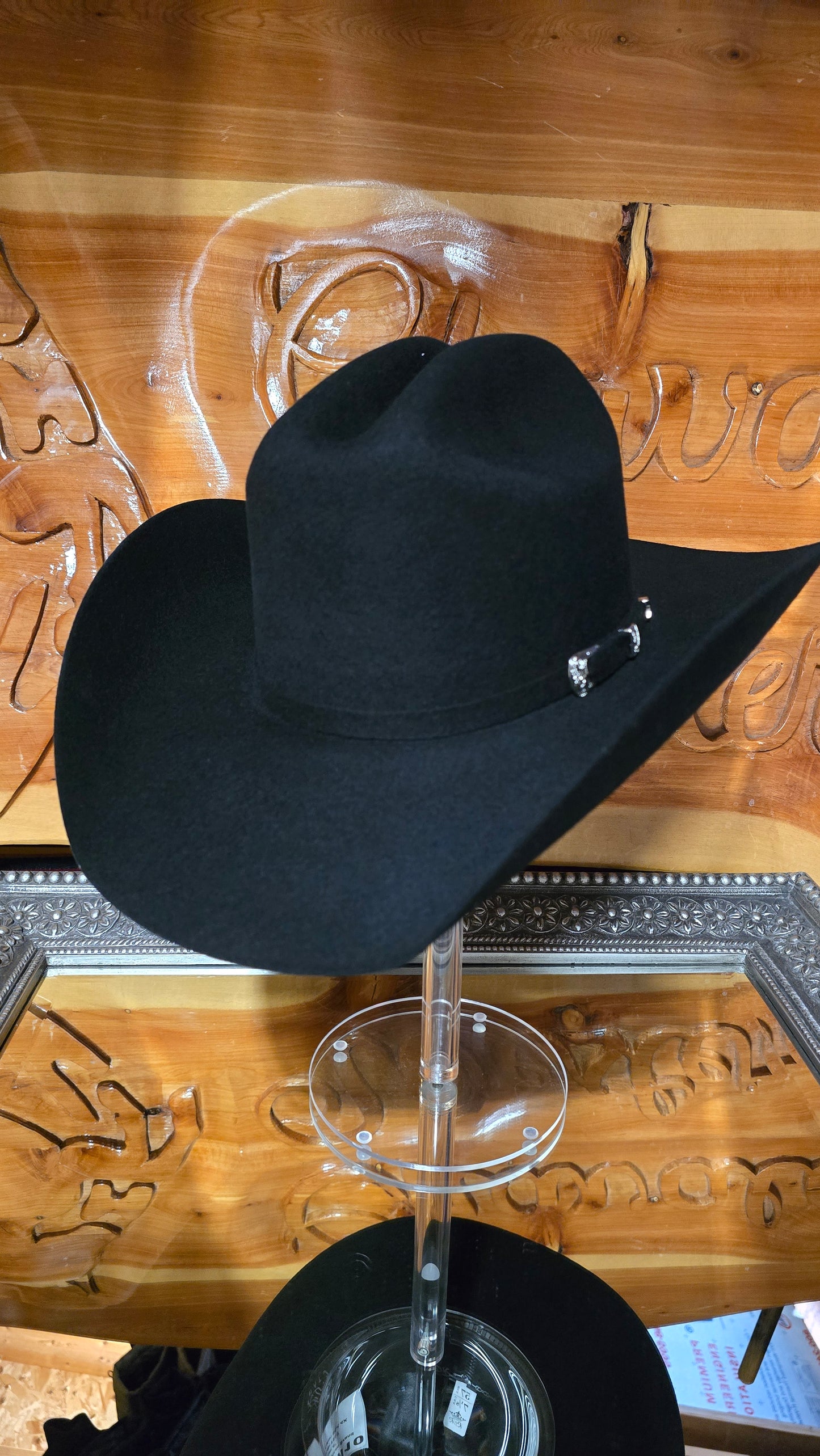 Texana - Felt Hat - Negra - Horma Marlboro - 4x