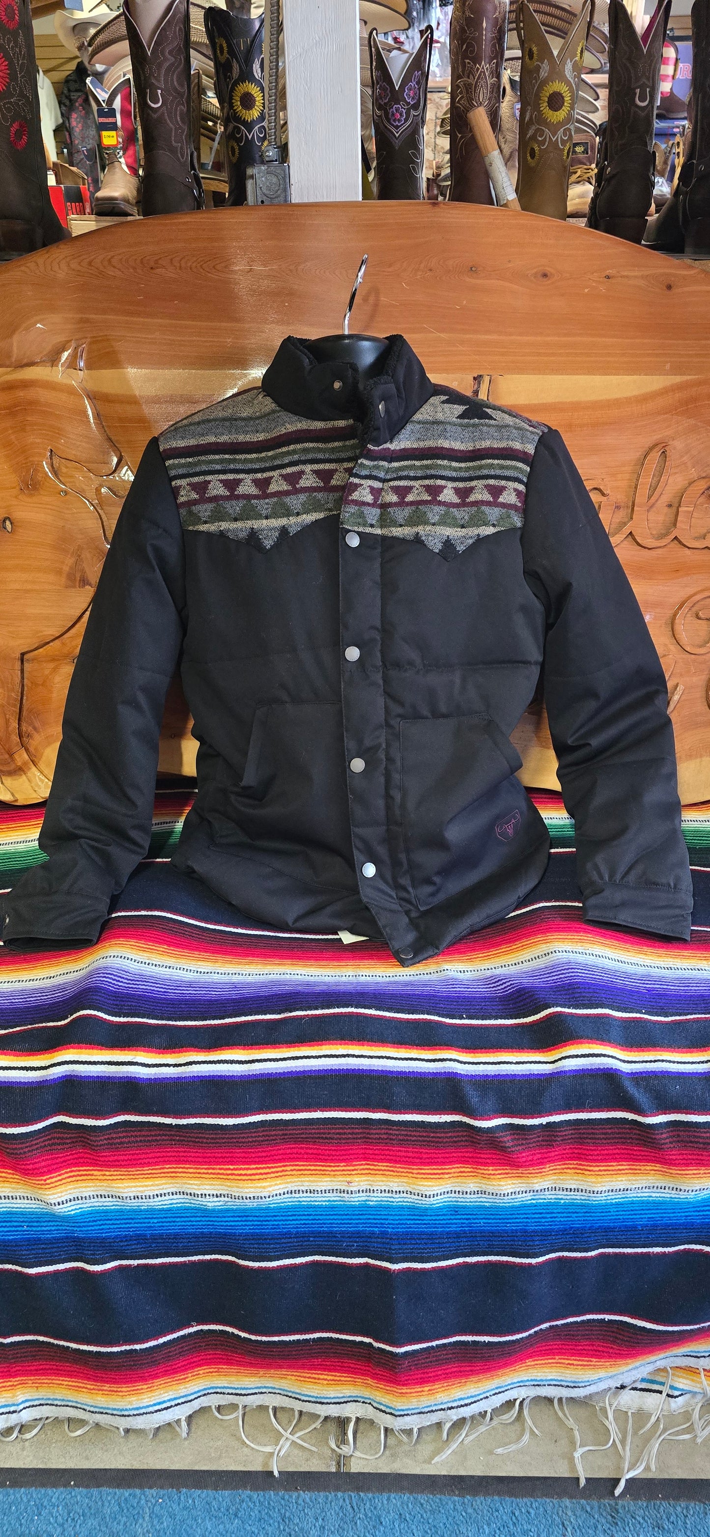 Men's Aztec Jacket - Black