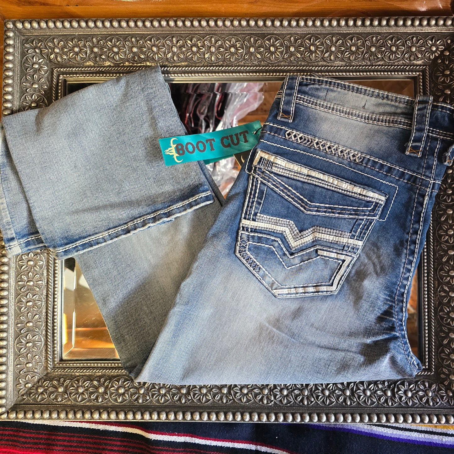 Holt Men's Light Blue Boot Cut Jeans