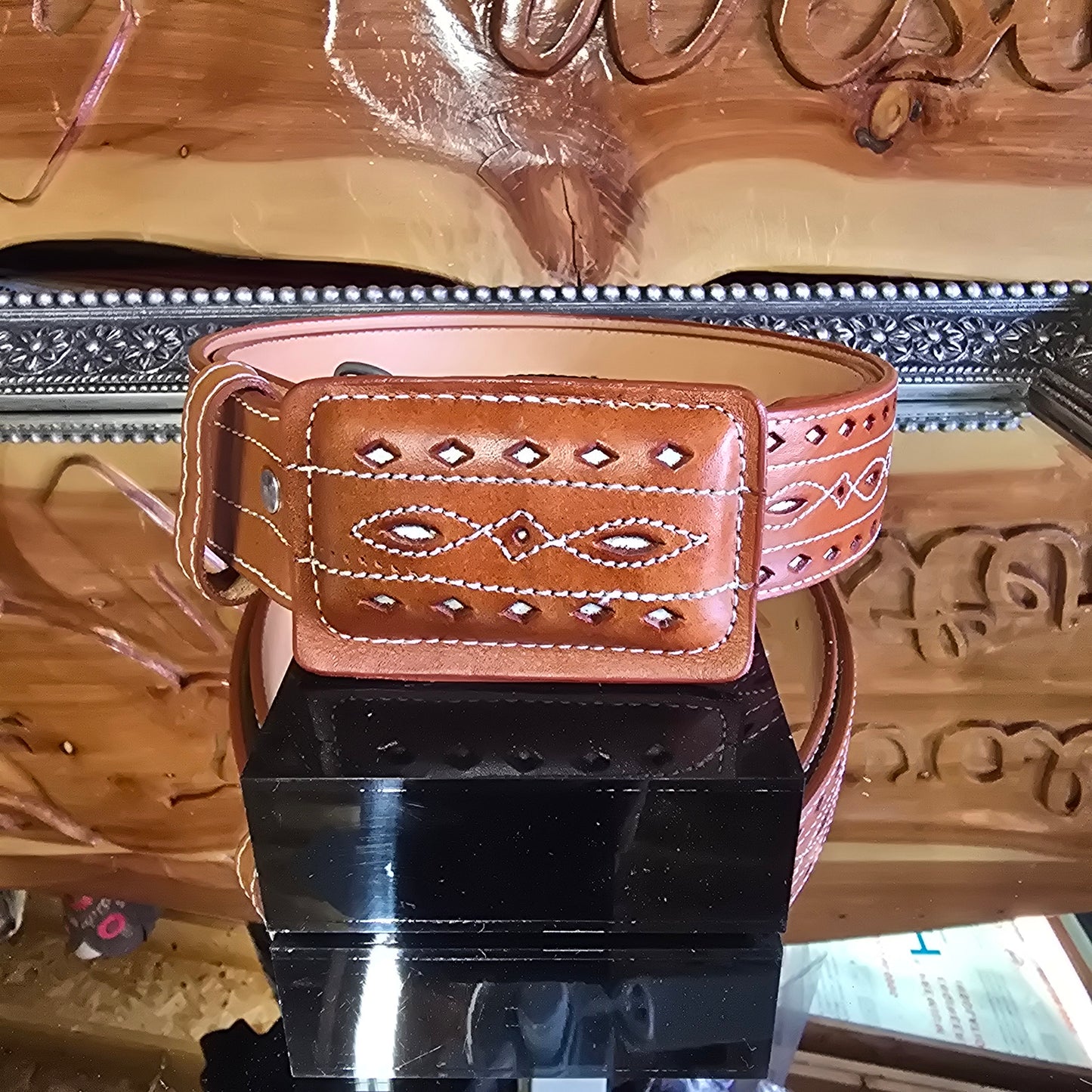 Cinto Entresacado Diamante - Miel