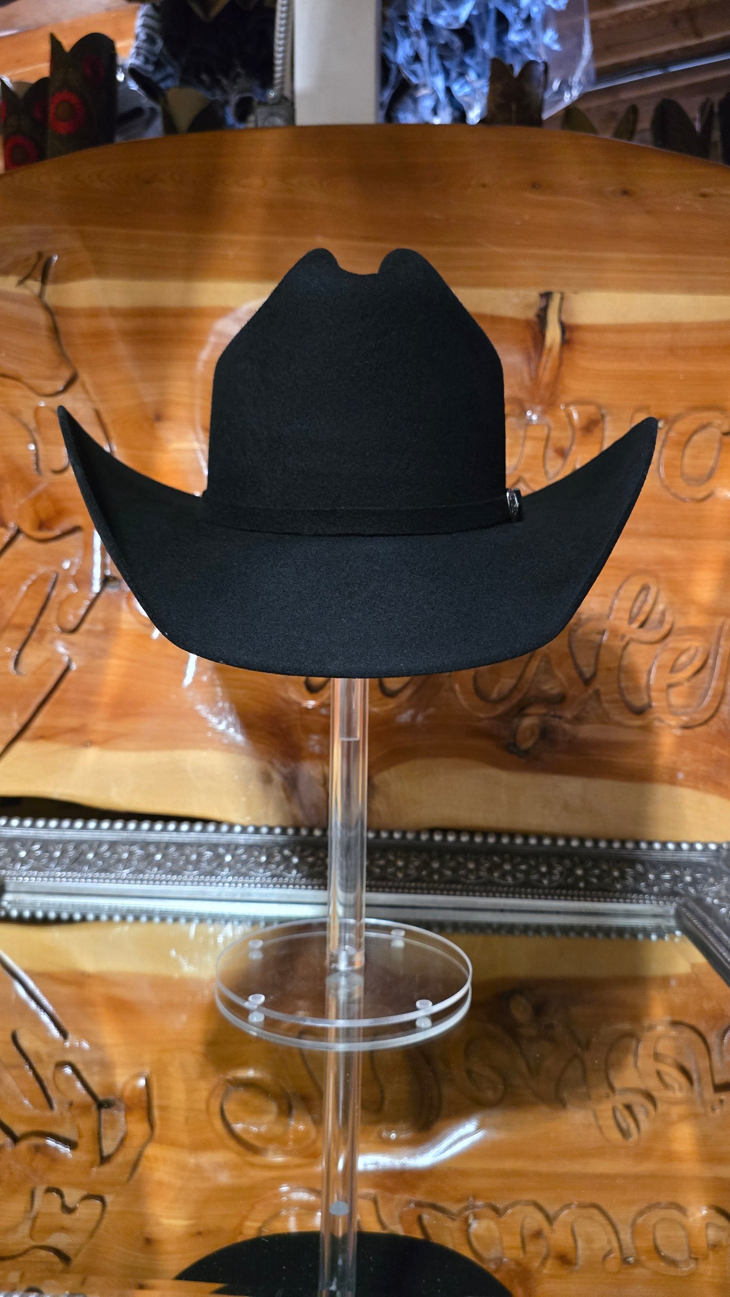Texana - Felt Hat - Negra - Horma Marlboro - 4x