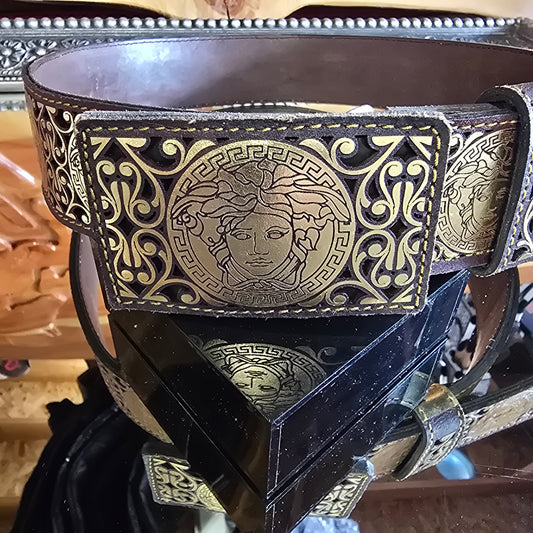 Cinto Corte Lazer - Medusa - Oro