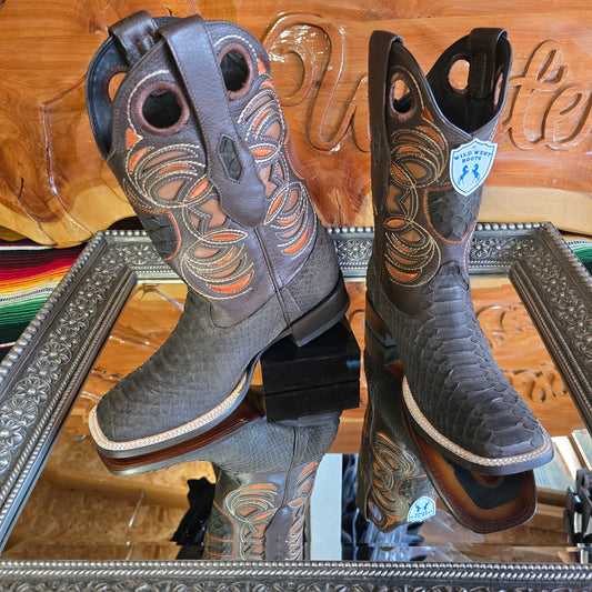 Bota Exótica - Phyton - Cafe