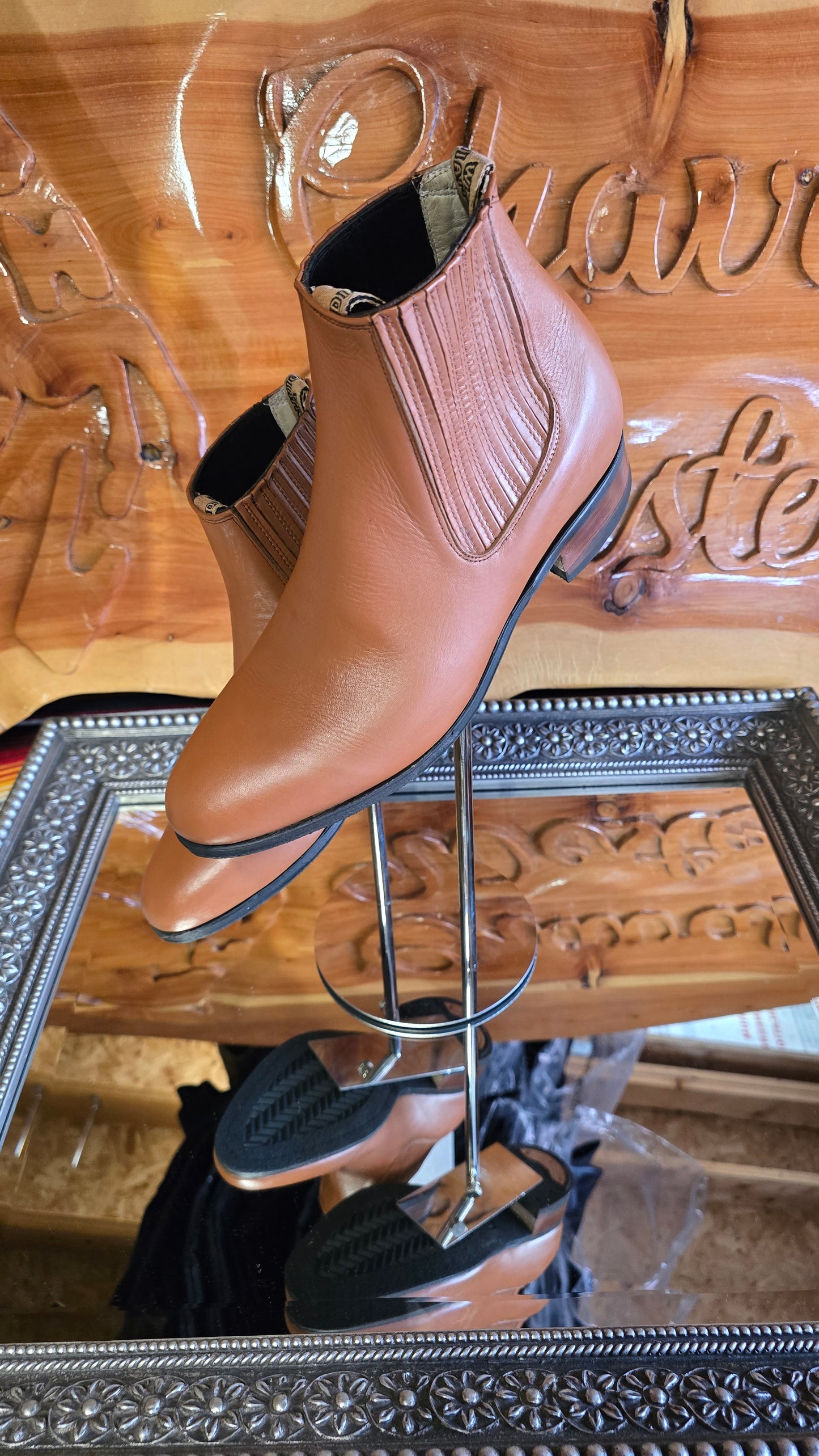 Botin Charro - Tabaco - Napa