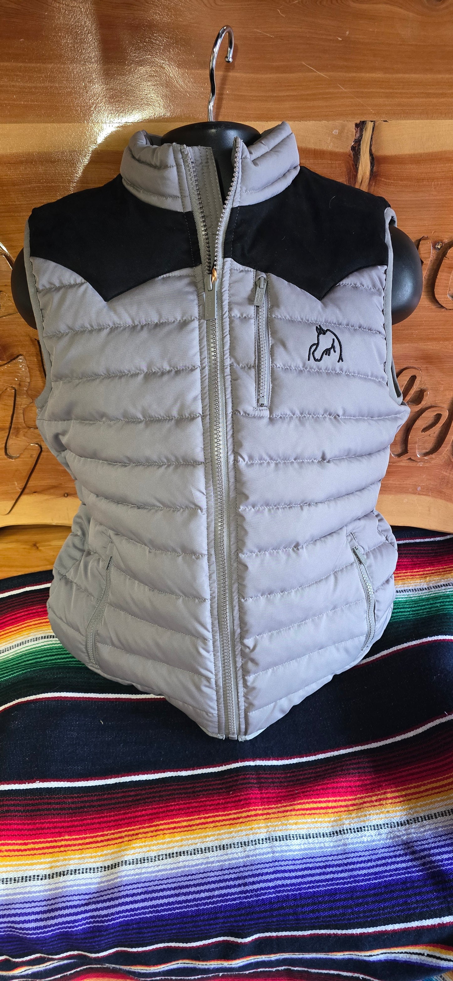 Men's Soft Shell Vest - Gray