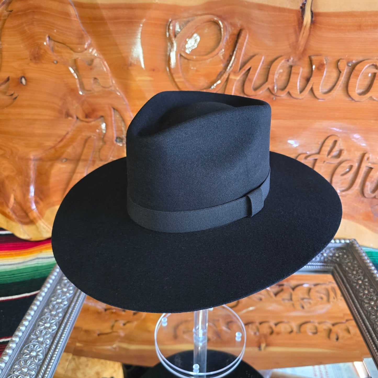 Texana - Felt Hat - Negra - Horma Lack Rancher - 4x