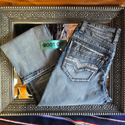 Holt Men's Slim Boot Cut Jeans